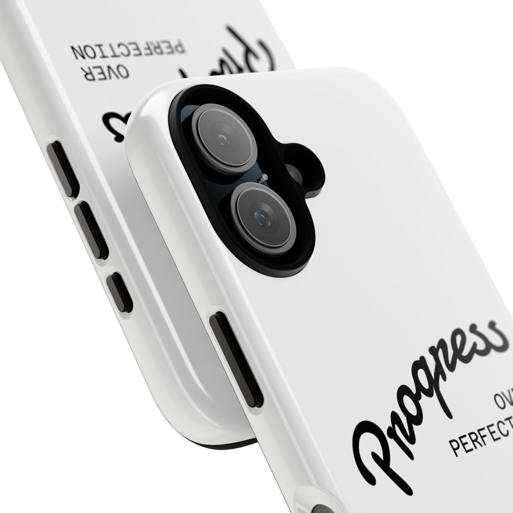 Progress Over Perfection Phone Case – Motivational Tough Phone Cover