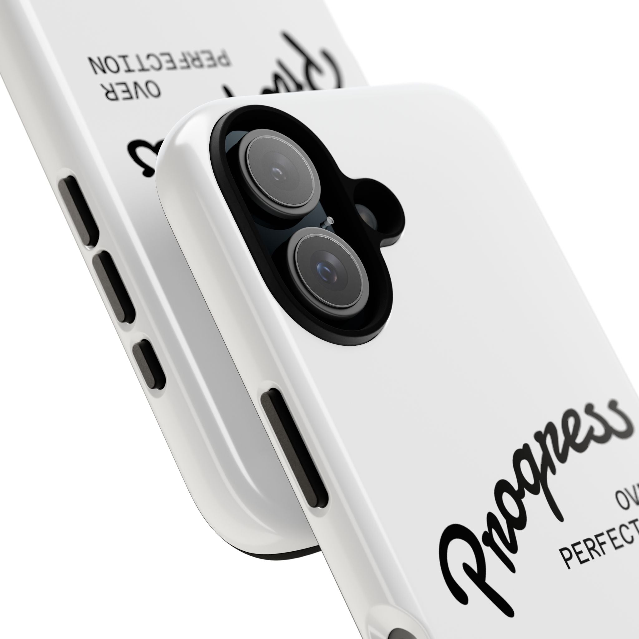 Progress Over Perfection Phone Case – Motivational Tough Phone Cover