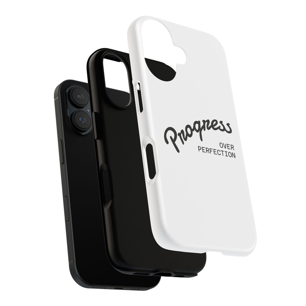 Progress Over Perfection Phone Case – Motivational Tough Phone Cover