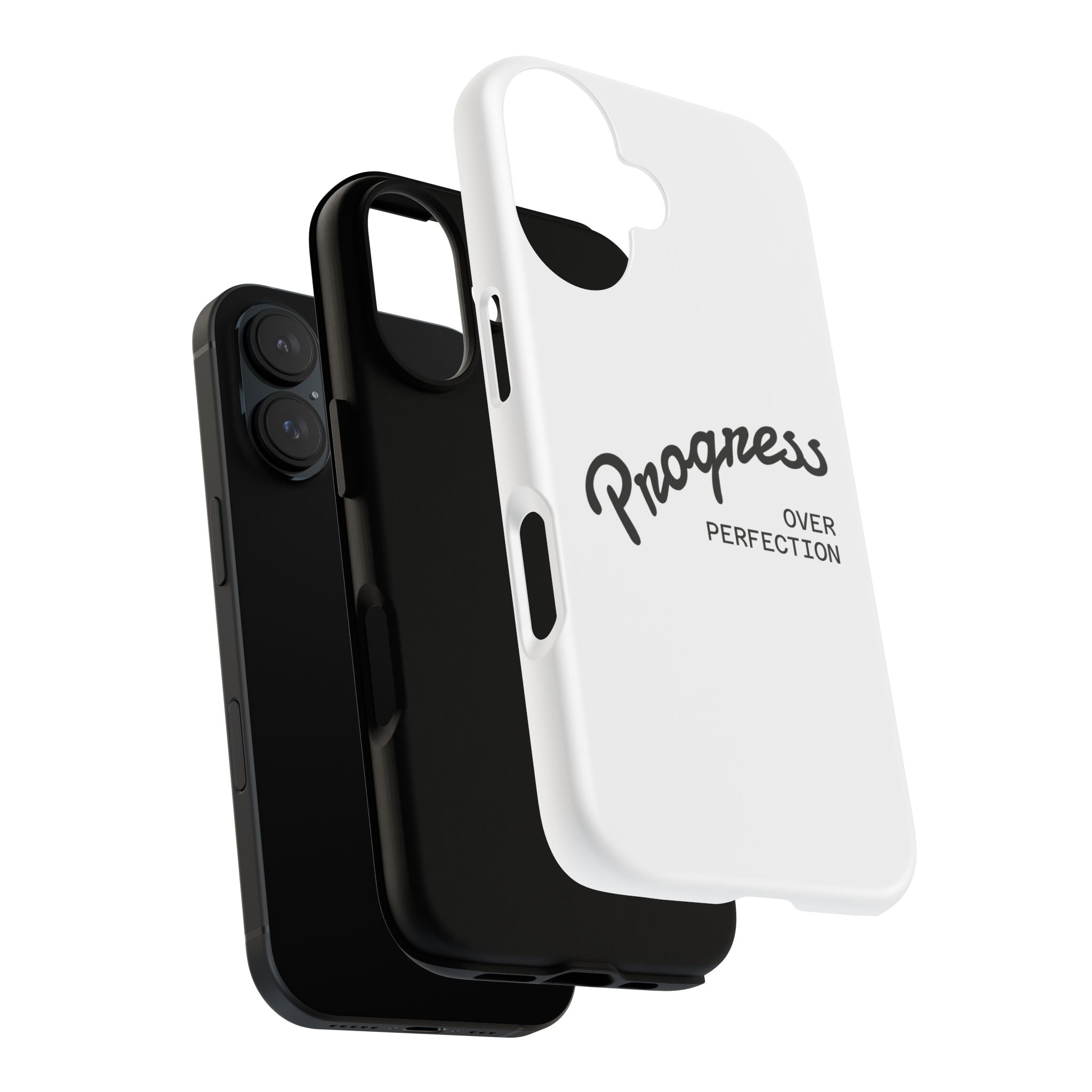 Progress Over Perfection Phone Case – Motivational Tough Phone Cover