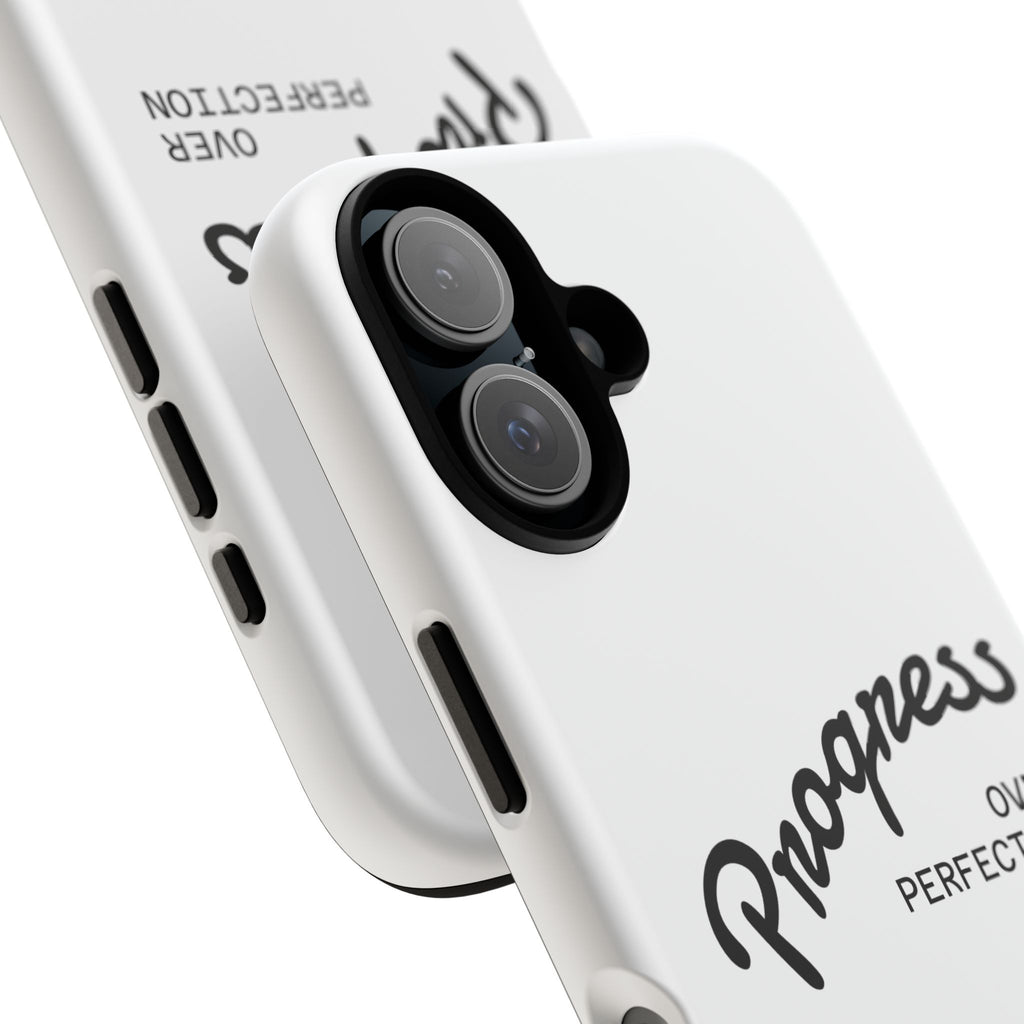 Progress Over Perfection Phone Case – Motivational Tough Phone Cover