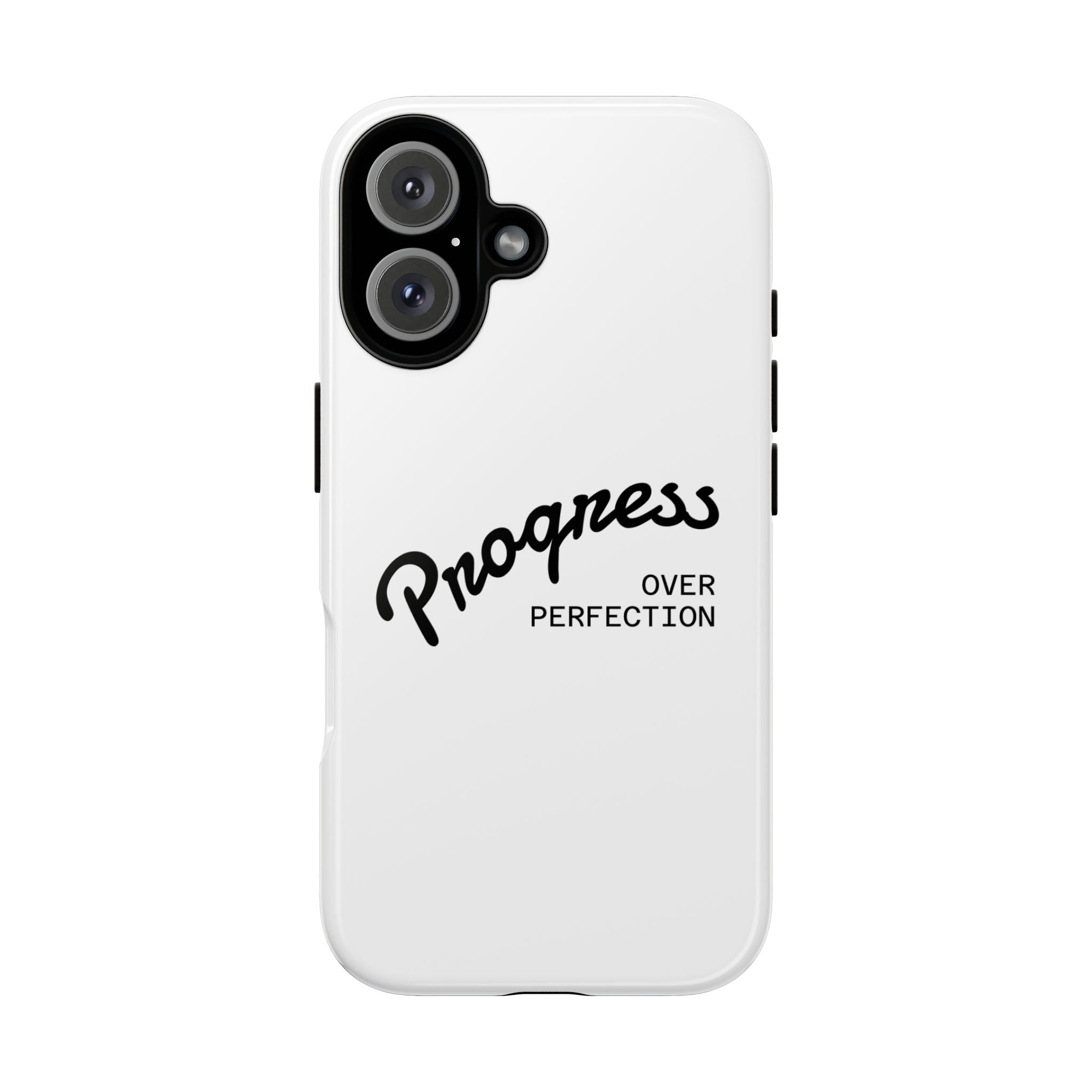 Progress Over Perfection Phone Case – Motivational Tough Phone Cover
