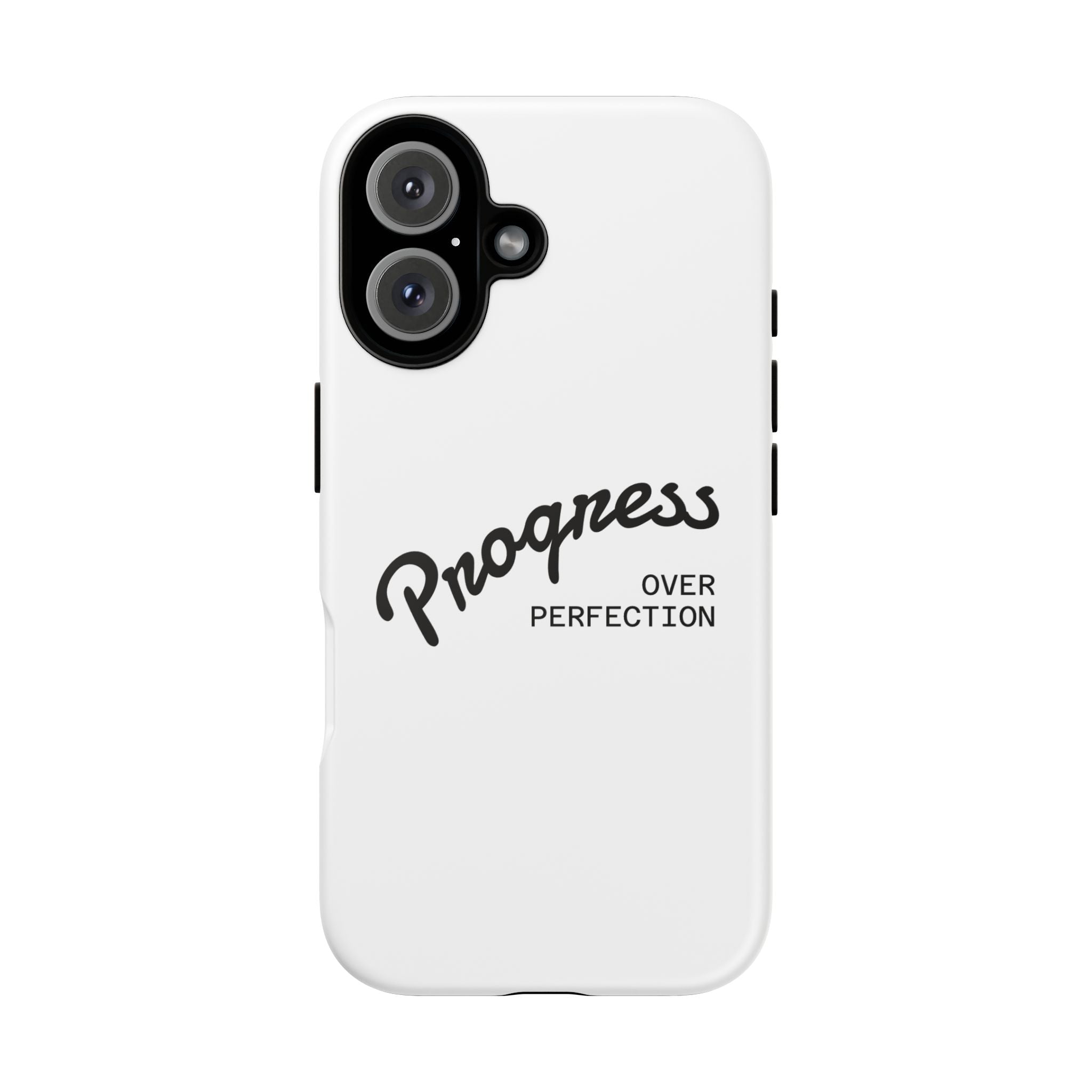 Progress Over Perfection Phone Case – Motivational Tough Phone Cover